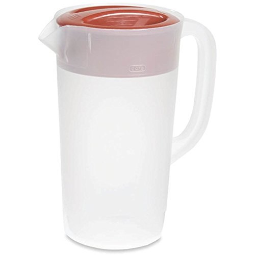 2.25 Qt. Red Lid Pitcher