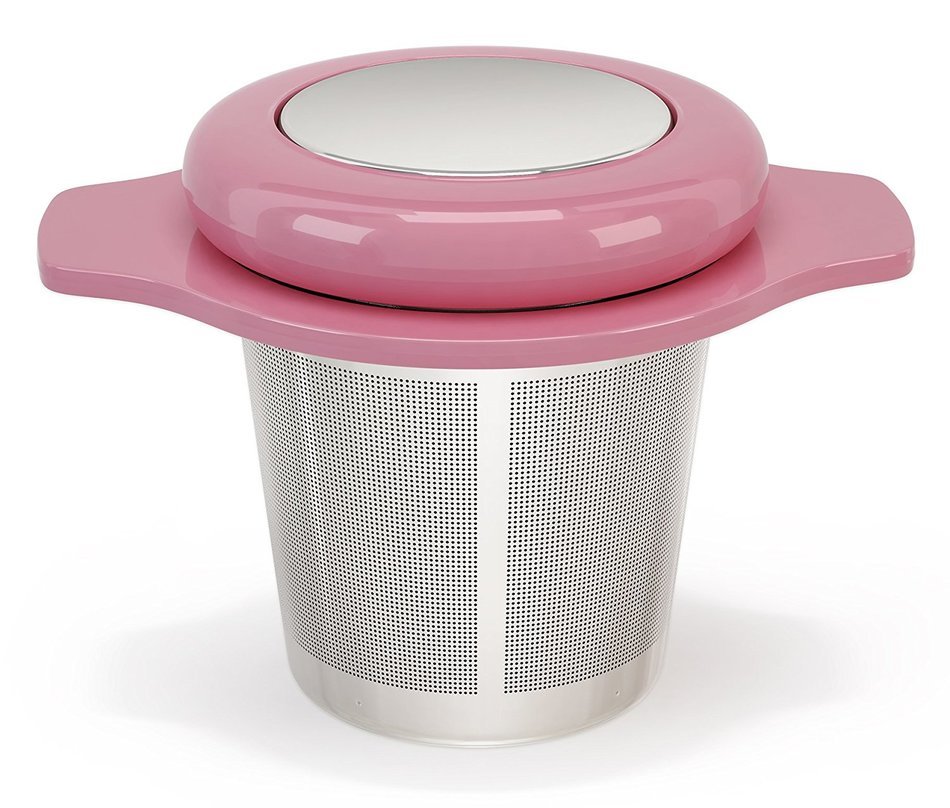 MyTea Infuser ~ Ultra Fine Loose Leaf Tea Infuser with Lid ~ Large Capacity Stainless Steel Tea Strainer Basket... N37
