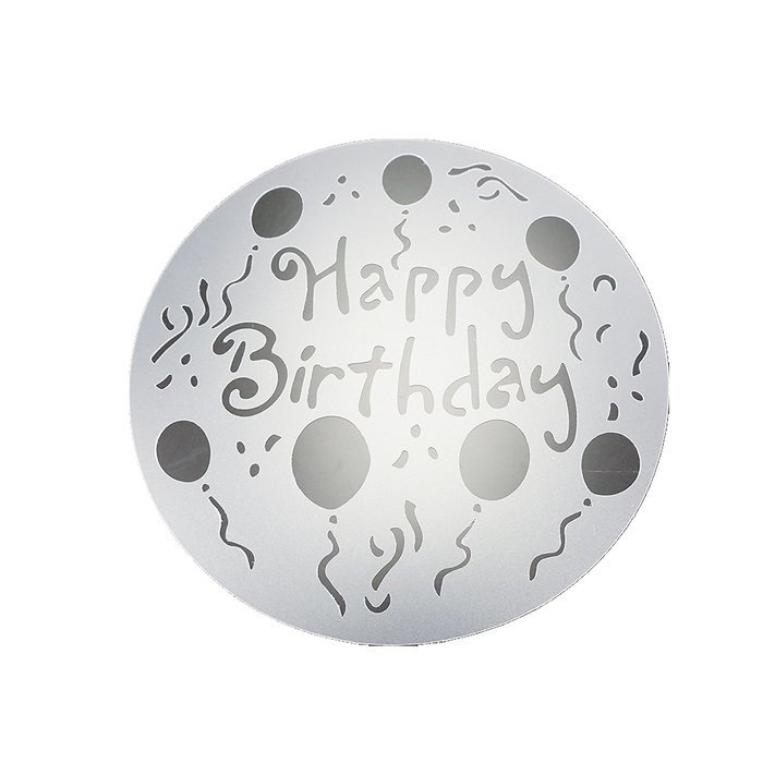 Bilipala 8Inch Cake Stencils Spray Mould Fondant Decorating Sugarcraft Mold N4