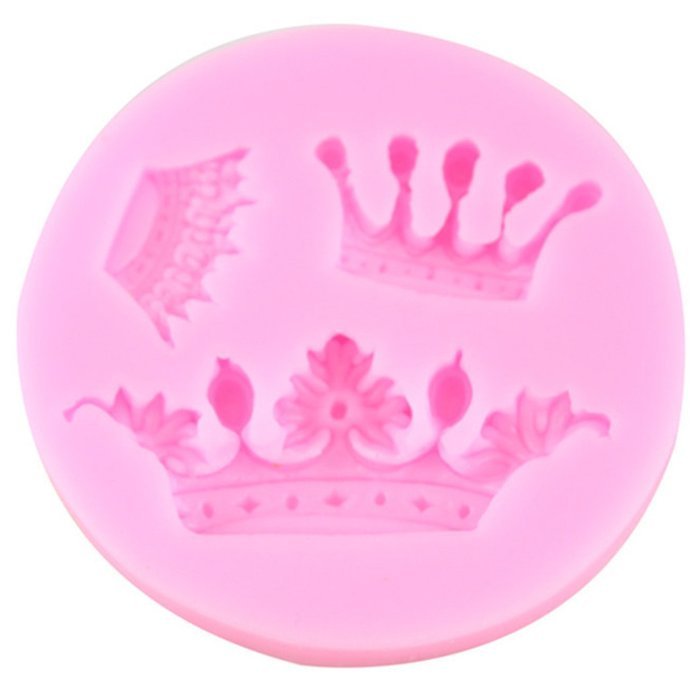 Mujiang Baking Molds Silicone Crown Fondant Mold Queen Candy Chocolate Molds For Sugar Craft Gum Pate Cake Decorating N4