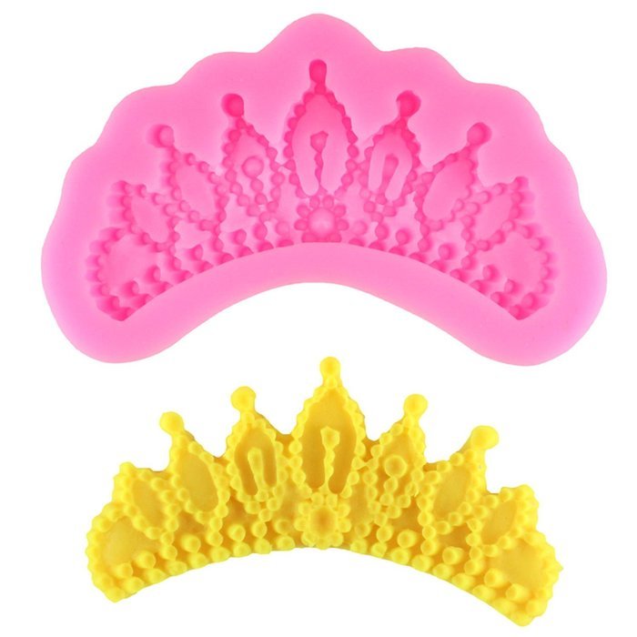 Mujiang Baking Molds Silicone Crown Fondant Mold Queen Candy Chocolate Molds For Sugar Craft Gum Pate Cake Decorating N5