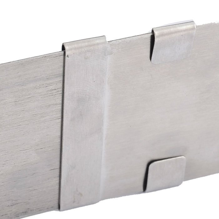 uxcell Metal Square Kitchen Adjustable Cake Bread DIY Tool Baking Mold Sliver Tone N2