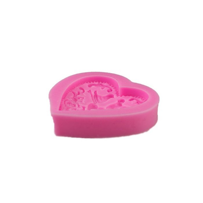 SHINA New Arrival Fondant Silicone Sugar Birds And Love Shaped Cake Craft Mold For Your Baby