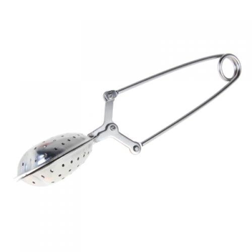 Sonline Heart-Shaped Spoon Tea Infuser Strainer with Squeeze Handle N3