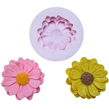 Y&XL&H DIY One Hole Sunflower Silicone Mold Fondant Molds Sugar Craft Tools Resin flowers Mould Molds For Cakes