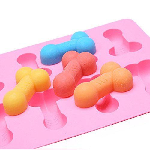 Novelty Hens Penis Willy Dick Silicone Ice Tray Chocolate Cake Jelly Mould CT13
