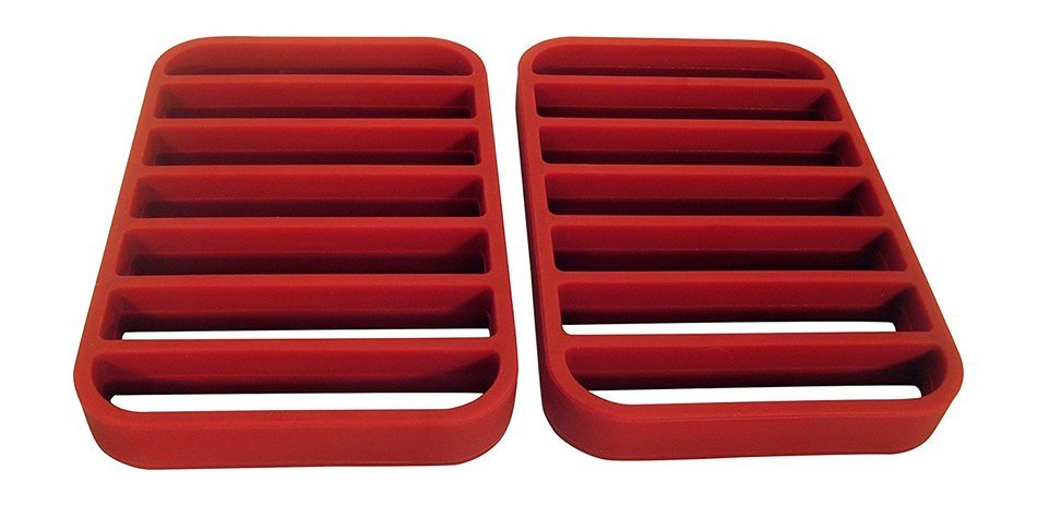 Easy Made Kitchen Silicone Roasting Rack Set, 2 Racks Per Package N2