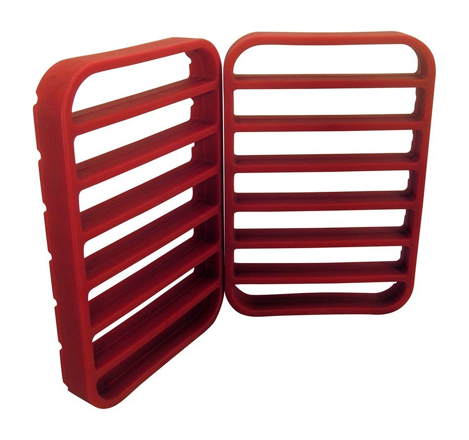 Easy Made Kitchen Silicone Roasting Rack Set, 2 Racks Per Package N3