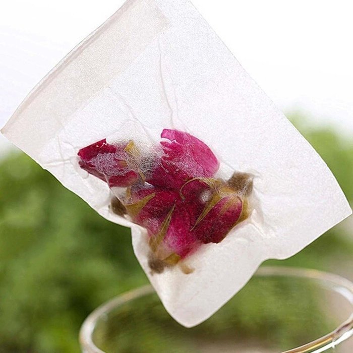 100Pcs Tea Filter Bags Herb Coffe Strainer Bags Teabags 5.5X6CM N5