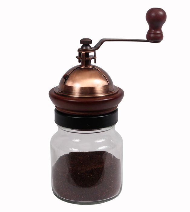 Matte Copper Adjustable Manual Coffee Grinder