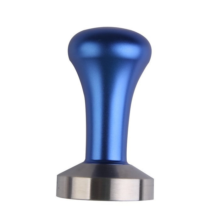 XHHOME Blue Stainless Steel Coffee Tamper Machine Espresso Press Flat Base (51mm base diameter) N2