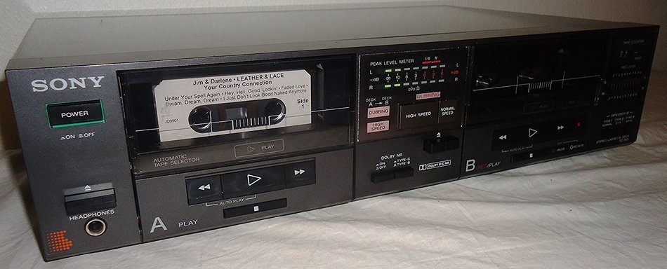 Vintage Sony TC-W5 Automatic Tape Selector Dual Stereo Cassette Tape Deck - Japan 1985 N9