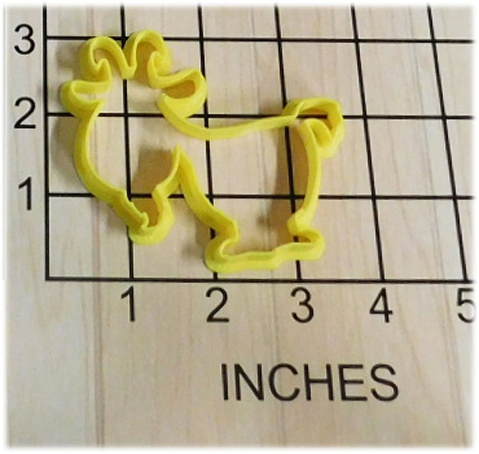 Farm Goat Shaped Fondant Cookie Cutter #1019 N2