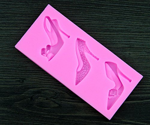 Anyana Silicone High-heeled Shoes Fondant Mold Cake Decorating Pastry Gum Pastry Tool N2