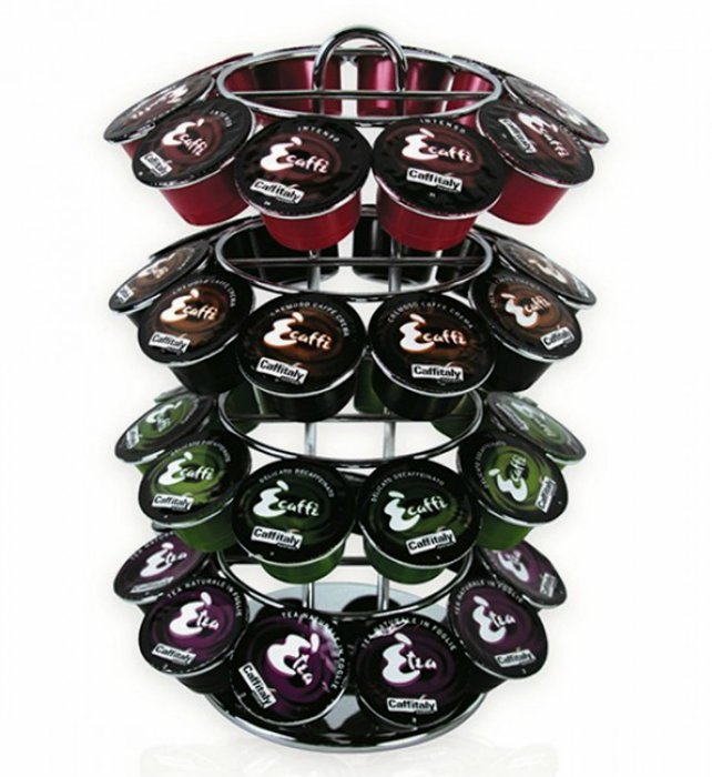 Caffitaly 40 Capsule Vertical Storage Rack