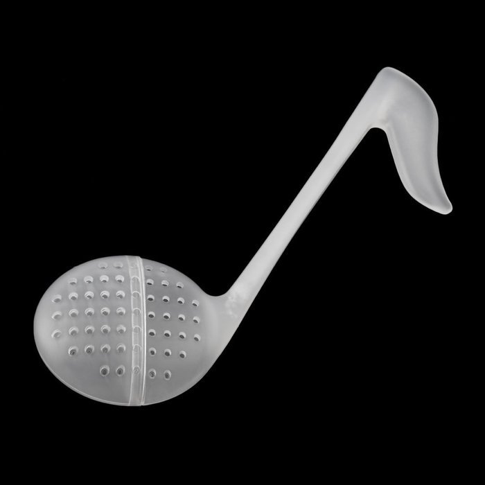 Puraid(TM) 10 pcs Hot Music Note Fashion Convenience Tea Strainer Spoon Teaspoon Infuser Filter New N5