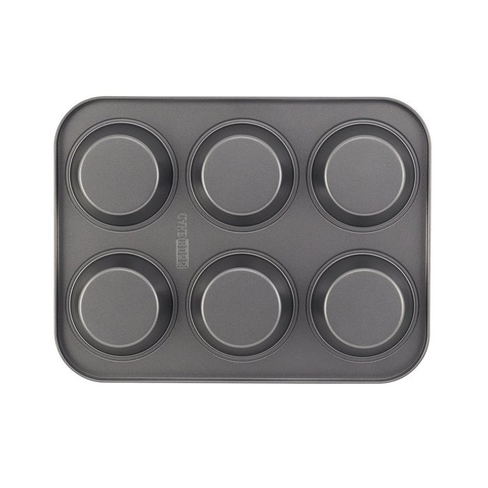 Cake Boss Novelty Nonstick Bakeware Mini Pie Pan, Gray N3