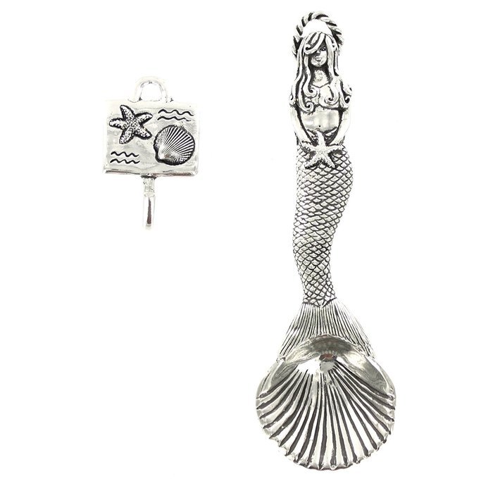 Pewter Mermaid Coffee Measuring Scoop