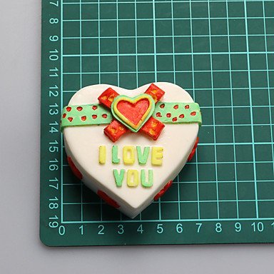 Y&XL&H LOVE Heart Chocolate Silicone Molds,Cake Molds,Soap Molds,Decoration Tools Bakeware N5