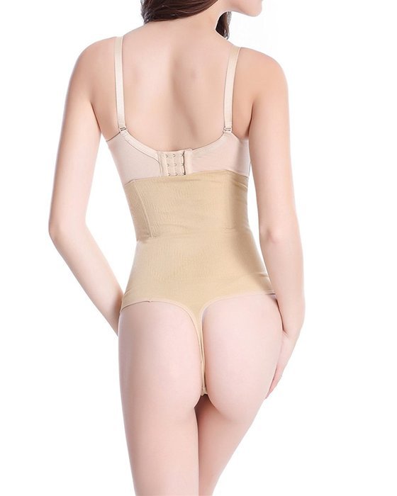 Firm Tummty Control Panty In Shapes High Waist Shaping Thong High-Waisted Thong N5