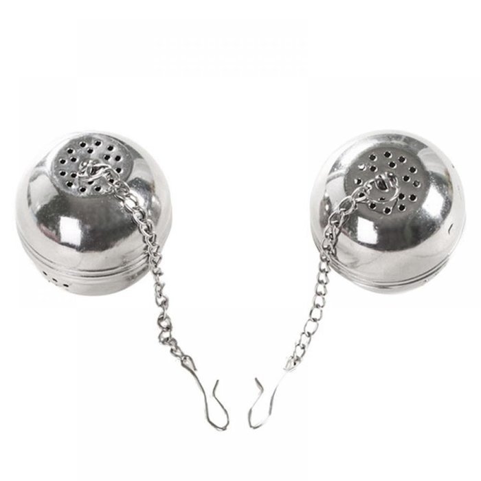 GOOTRADES Kitchen Tool Stainless Steel Ball Herbal Spice Filter Diffuser Tea Strainer (pack of 5) N7