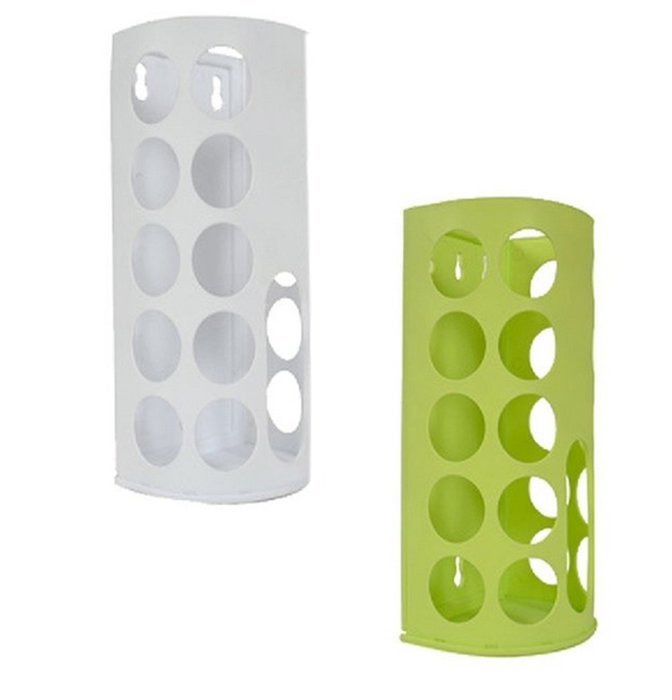 Lesirit Hanging Plastic Bag Dispenser Wall Mount Grocery Bag Holder (C) N5