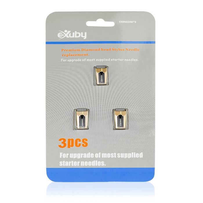 Record Player Needle W/ Diamond Tip - 3-pack - Treat Your Ears to Superior Sound Quality - Protect Your Timeless... N6