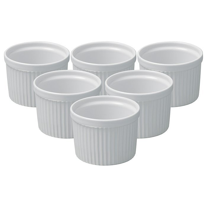 Revol Grands Classiques 8 Ounce Porcelain Ramekin, Set of 6