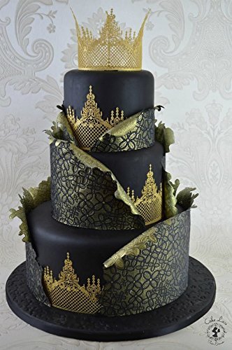 Anyana Wedding Decoration 360133mm Fondant Silicone Mold Cake Molds Lace Mat Cooking Tools Kitchen Accessories... N6