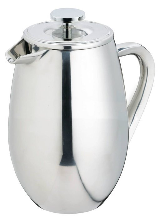 Cuisinox COF-PR10-L Double Walled French Press, 1 L, Silver