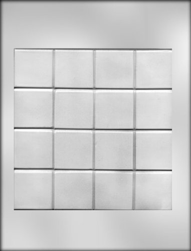 CK Products 6-1/4-Inch Chess and Checker Board Chocolate Mold