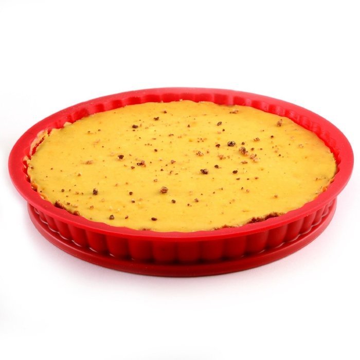 Norpro 3942 Silicone 9-Inch Cheesecake Pan With Glass Base N3