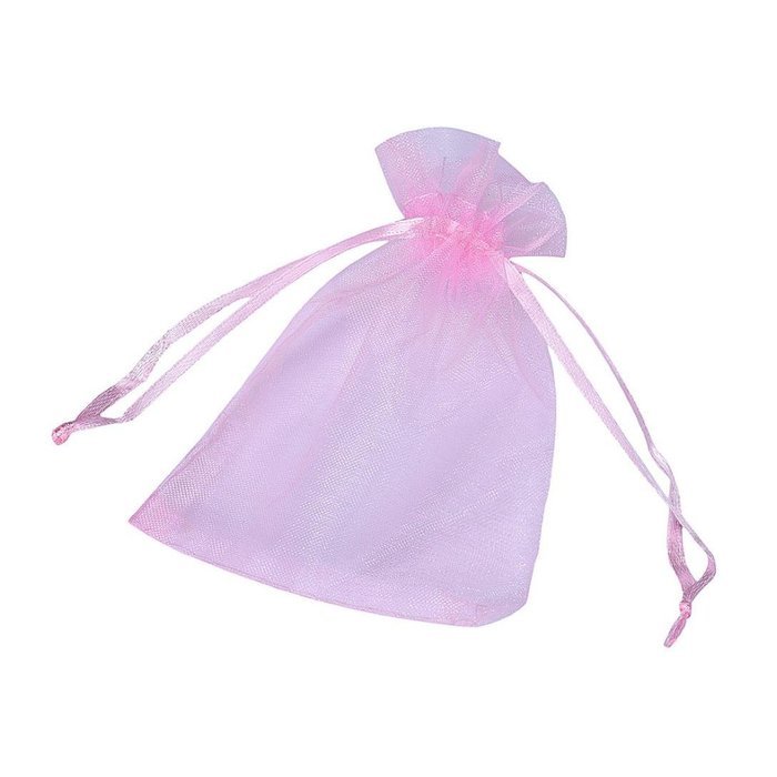 Candy Bag DZT1968 100pcs Organza Wedding Party Decoration Gift Candy Sheer Bags Pouches (Orange) N22