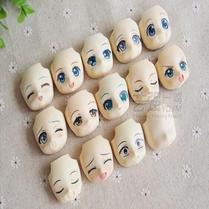 1pcs face silicone cake mold fondant mold cake decorating tools chocolate gumpaste mould clay/rubber mould and... N4