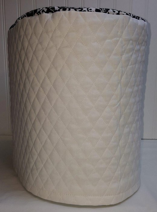 Black & White Floral Damask Keurig 2.0 Brewing System Cover (Black) N6