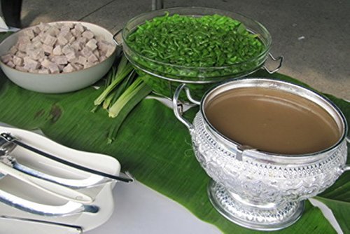 Good@ Thai Traditional Kitchenware for LOD CHONG Cendol Imilk Stianless Mold Thai dessert.Milk Medium Size N4