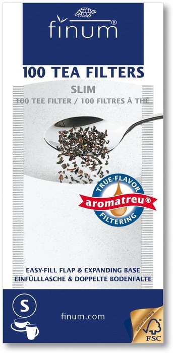 Finum 100 Tea Filters, Slim N2