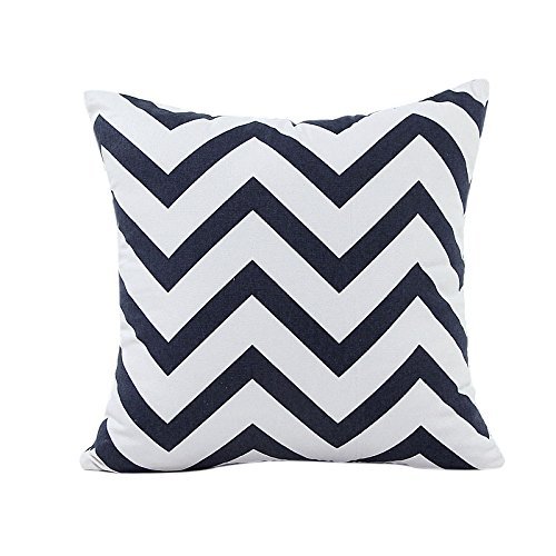 Beautyvan Comfortable Home Car Bed Sofa Decorative Wavy Patterns Pillow Case (C) N3