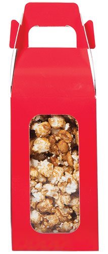 1 lb White Gable Box w/Window - Case of 100 N4