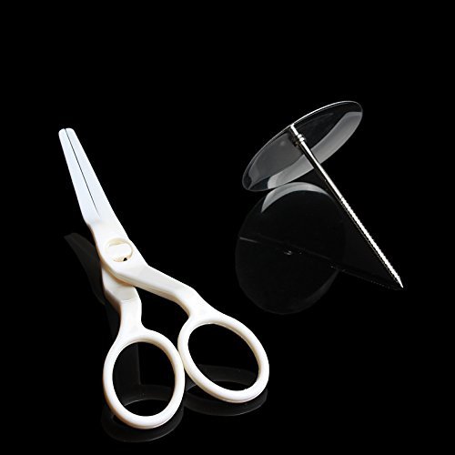 Astra shop Cake Flower Lifter Scissors & Flower Nail Cream Roses Maker Set,2.95" Diameter