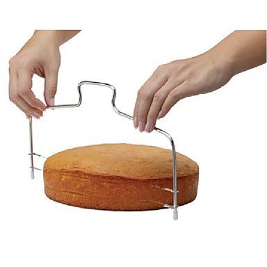 Y&XL&H Fashion Double Line Adjustable Stainless Steel Metal Cake Cut Tools Cake Slicer Device Mold Bakeware Kitchen... N3
