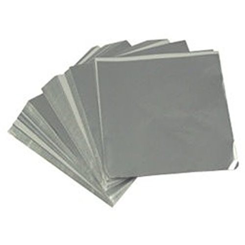6 X 6" Silver Foil Candy Wrappers