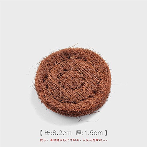 CCWY Factory wholesale linen Zhang teapot mat insulation pad-Brown linen hand saucer tea-tea accessories,Diameter...
