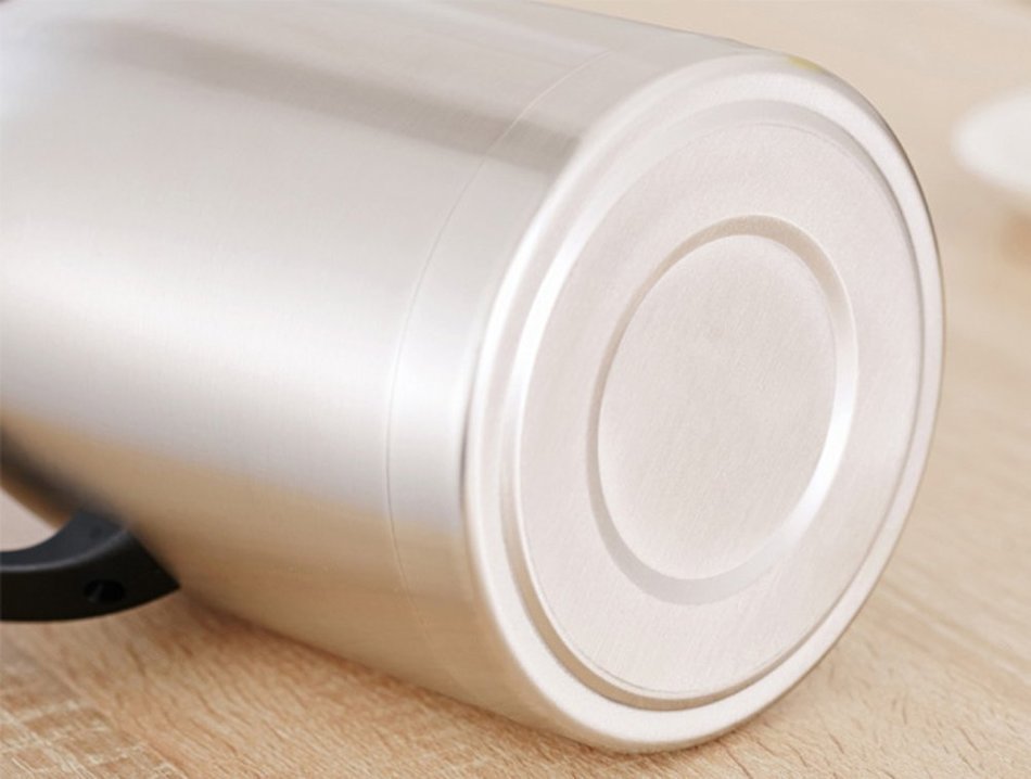 BETTER-HOME Stainless Steel Double Walled Vacuum Hot or Cold Thermal Coffee Milk Carafe Hot Tea Pots 3L N2