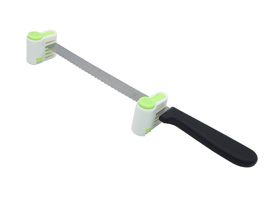 2PCS DIY Cake Slicer , Stratification Auxiliary , Bread Slice , Toast Cut, 5 Layers Leveler Slicer , Kitchen Fixator... N13
