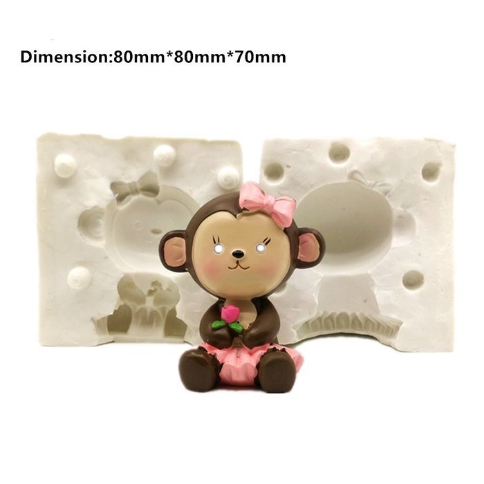 Children's ability to exercise, plasticine shape Office School Educational DIY Craft Silicone Fondant Mold Silicone... N36