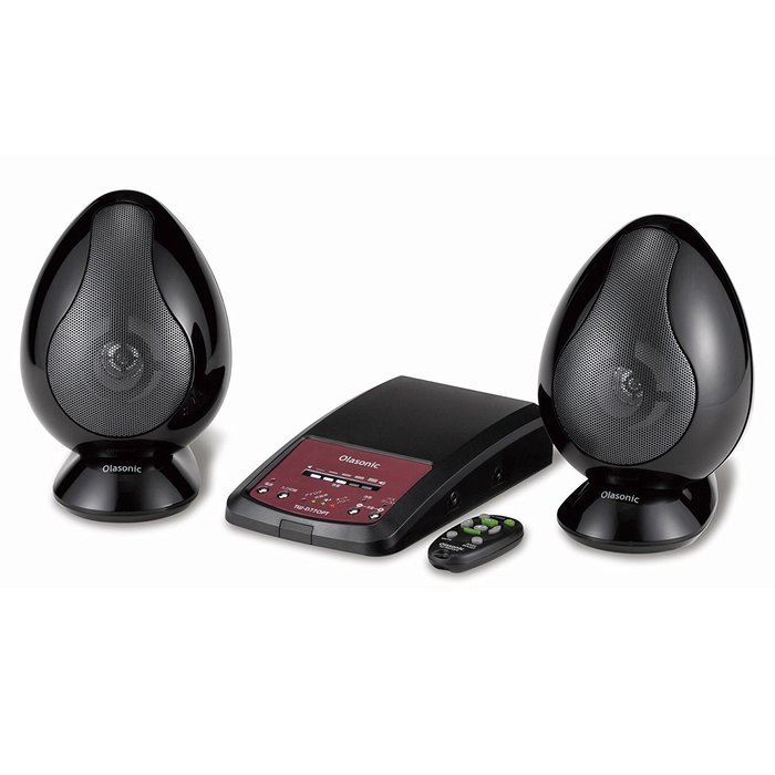 Olasonic TV speakers (45Hz-20,000Hz, 10w + 10w, with headphone jack) TW-D77OPT N3