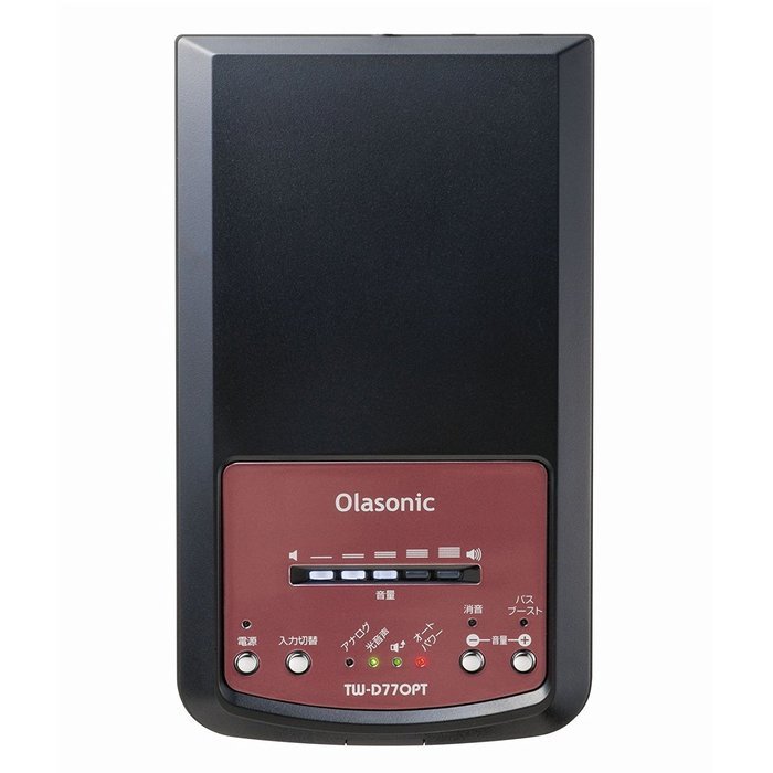 Olasonic TV speakers (45Hz-20,000Hz, 10w + 10w, with headphone jack) TW-D77OPT N4