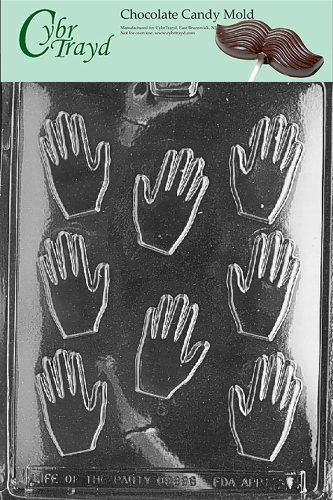 Cybrtrayd M022 Small Hands Miscellaneous Chocolate Candy Mold