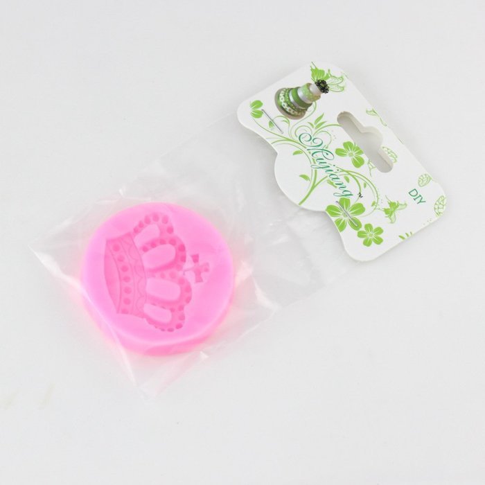 Mujiang Baking Molds Silicone Crown Fondant Mold Queen Candy Chocolate Molds For Sugar Craft Gum Pate Cake Decorating N11